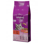 WHISKAS - Суха Храна за Котки с говеждо месо